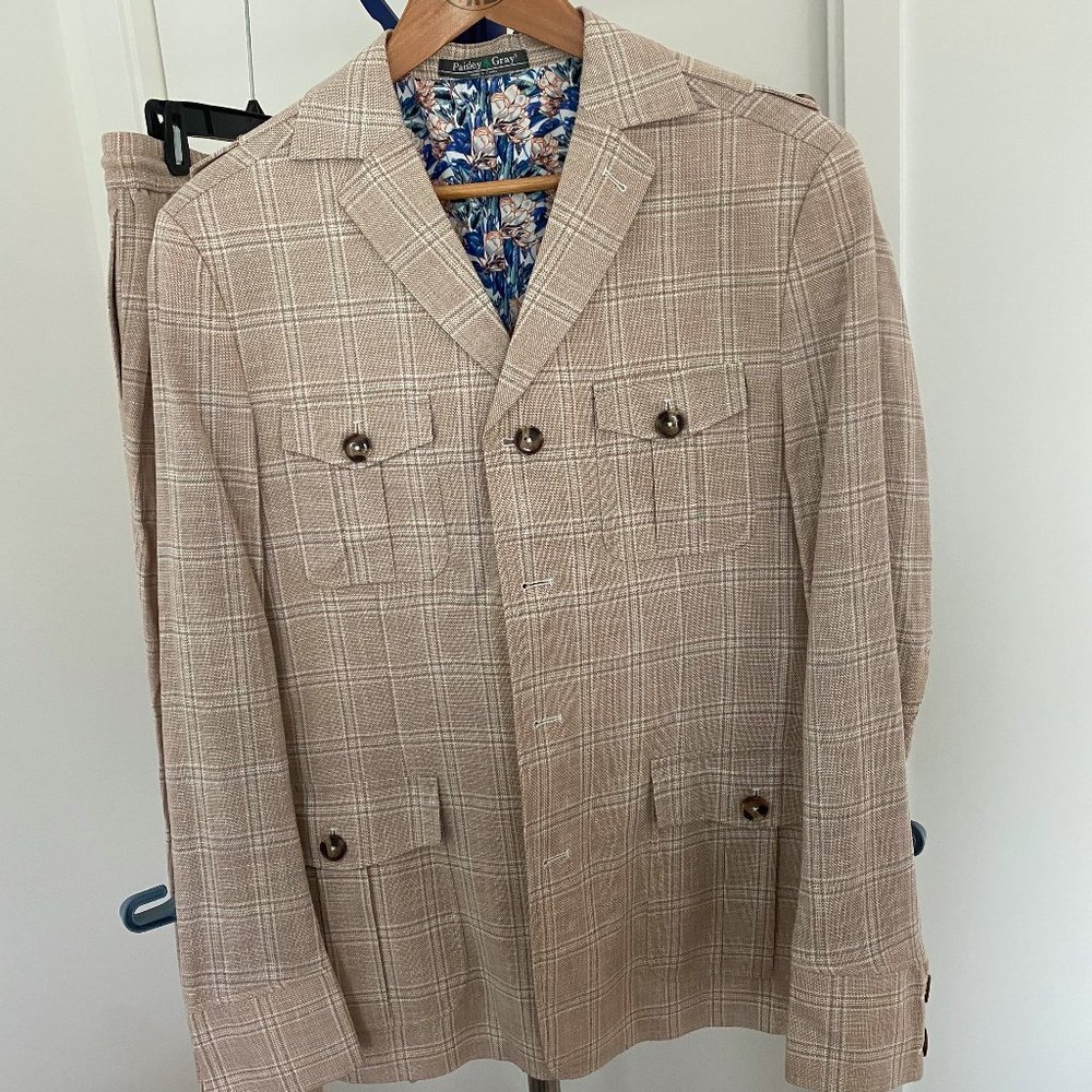 Plaid Suit Set - Picture 3 of 16